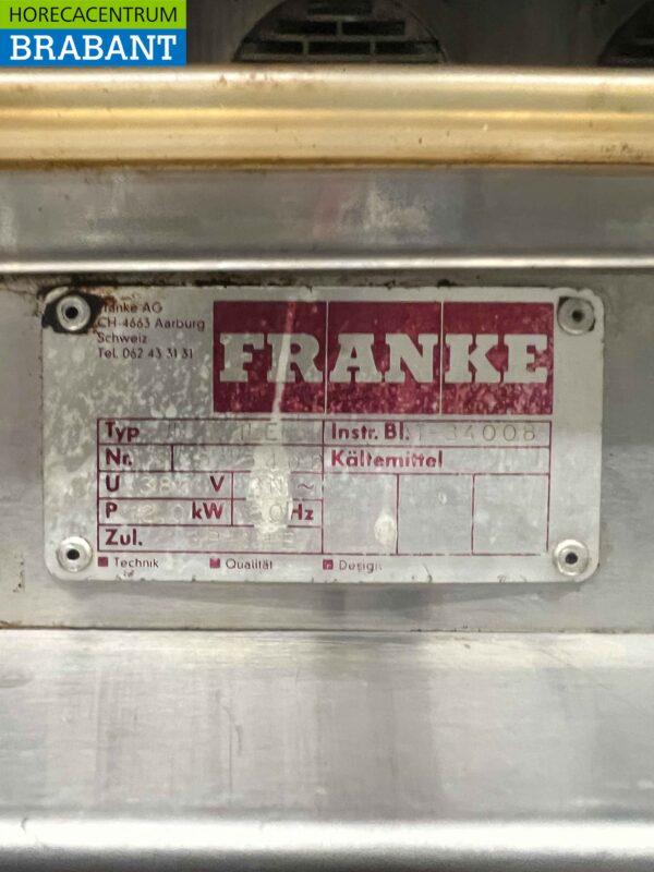 Stainless steel Mobile Franke Bake-off oven with proofing cabinet 60/40 cm 400V Horeca – Image 6
