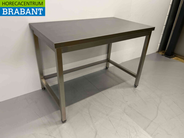 Table de travail HCB en acier inoxydable Premium-line 120 x 70 x 85 cm Restauration – Image 2