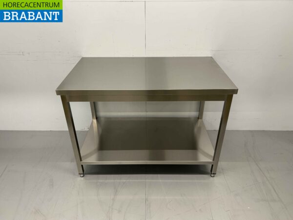 Table de travail en acier inoxydable Basic-line 120 x 70 x 85 cm Restauration