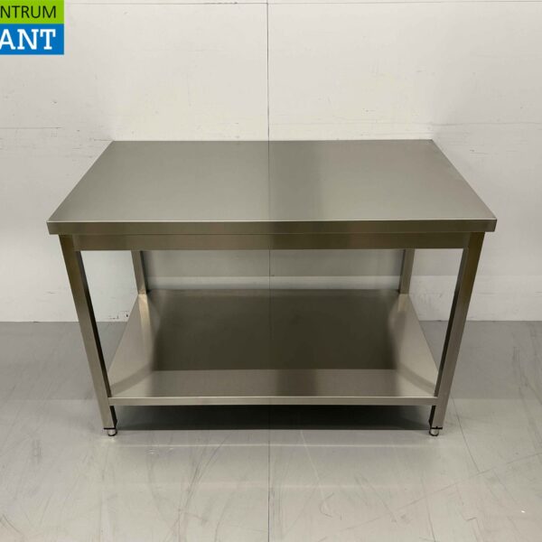 Table de travail en acier inoxydable Basic-line 120 x 70 x 85 cm Restauration