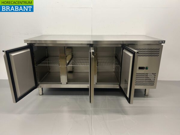 Banc de congélation en acier inoxydable 3 portes 1/1 gastronorm 179,5 cm Restauration – Image 4