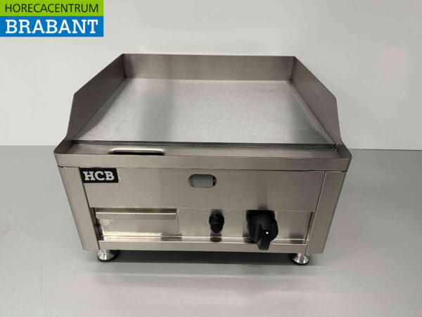 Acier inoxydable HCB Plaque de cuisson Plaque de gril Lisse 50 cm PROPAAN Horeca