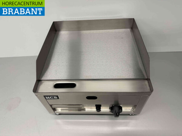 Acier inoxydable HCB Plaque de cuisson Plaque de gril Lisse 50 cm PROPAAN Horeca – Image 2