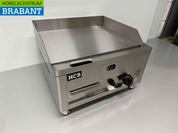 Acier inoxydable HCB Plaque de cuisson Plaque de gril Lisse 50 cm PROPAAN Horeca – Image 4