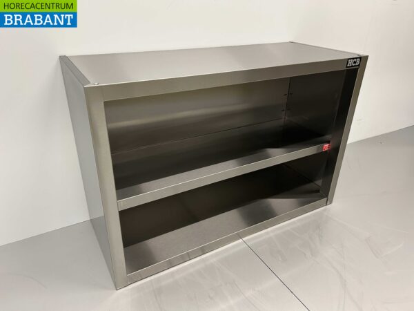 Armoire murale en acier inoxydable Premium-line Modèle ouvert 100 cm Restauration – Image 3