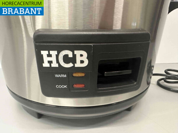 Cuiseur de riz HCB en acier inoxydable Réchauffeur de riz 10 litres 230V Horeca – Image 3