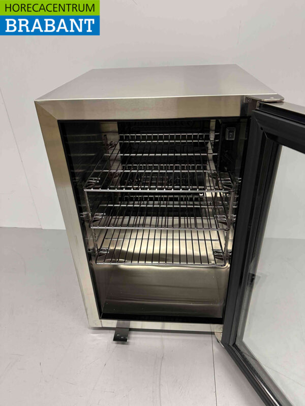 Bar réfrigéré en acier inoxydable pour l'extérieur Portes vitrées pliantes 63 litres 43 cm 230V Horeca – Image 4