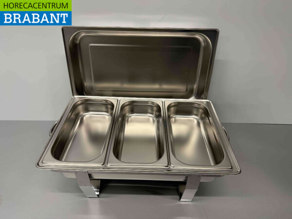 Set de casseroles en acier inoxydable HCB 1 x 1/1, 2 x 1/2 et 3 x 1/3 GN Horeca – Image 6