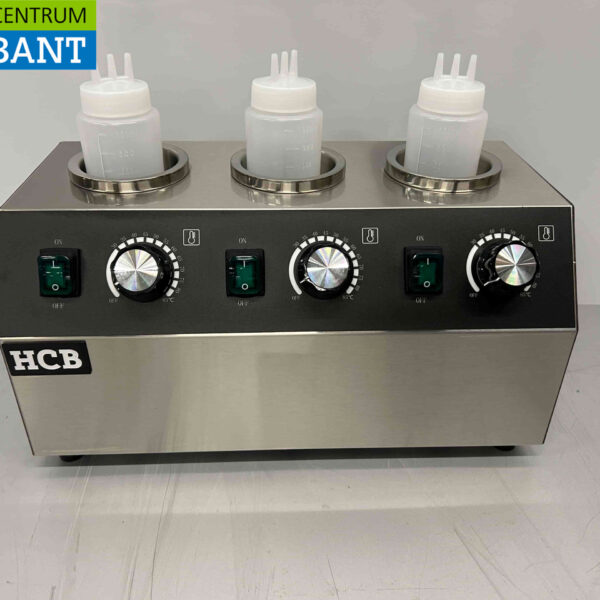 Chauffe-sauce en acier inoxydable Chauffe-bouteille 3 x 950 ml Chocolat Fromage Confiture Whisky 230V Horeca