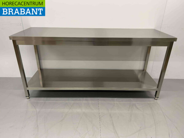 Table de travail HCB en acier inoxydable Basic-line 180 x 60 x 85 cm Restauration