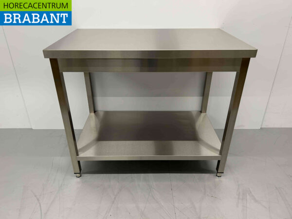 Table de travail HCB en acier inoxydable Basic-line 100 x 60 x 85 cm Restauration