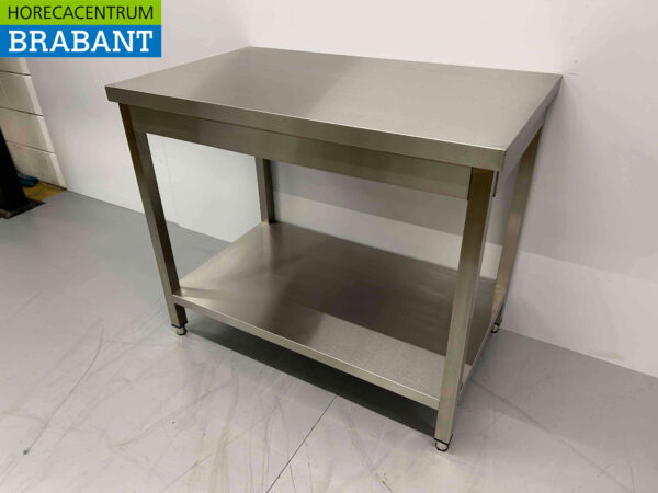 Table de travail HCB en acier inoxydable Basic-line 100 x 60 x 85 cm Restauration – Image 3