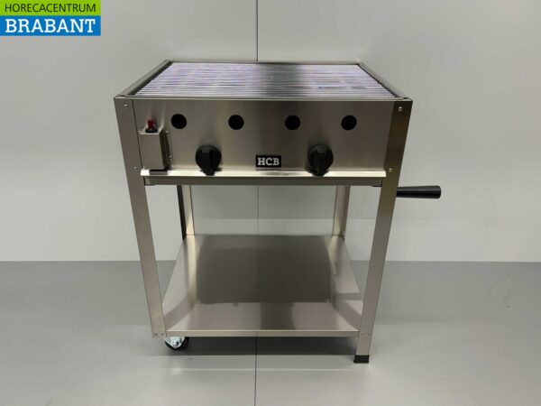 Acier inoxydable Barbecue professionnel PROPAAN 65 cm Horeca