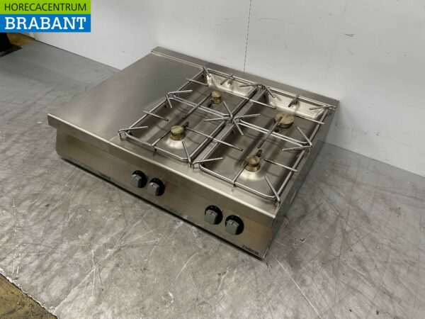 Gazinière Electrolux 4 feux en acier inoxydable 120 cm Horeca – Image 2