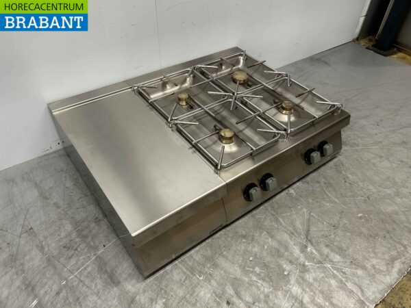 Gazinière Electrolux 4 feux en acier inoxydable 120 cm Horeca – Image 3