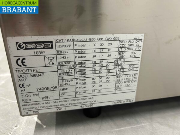 Emme Bain marie en acier inoxydable 1/1 GN 230V Horeca – Image 5