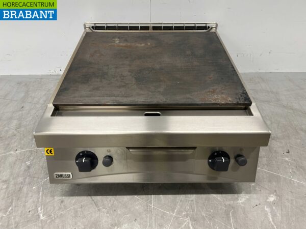 Planche à griller Zanussi en acier inoxydable Planche à griller 80 cm GAS Catering