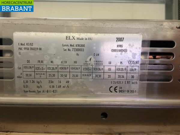 Planche à griller Zanussi en acier inoxydable Planche à griller 80 cm GAS Catering – Image 5