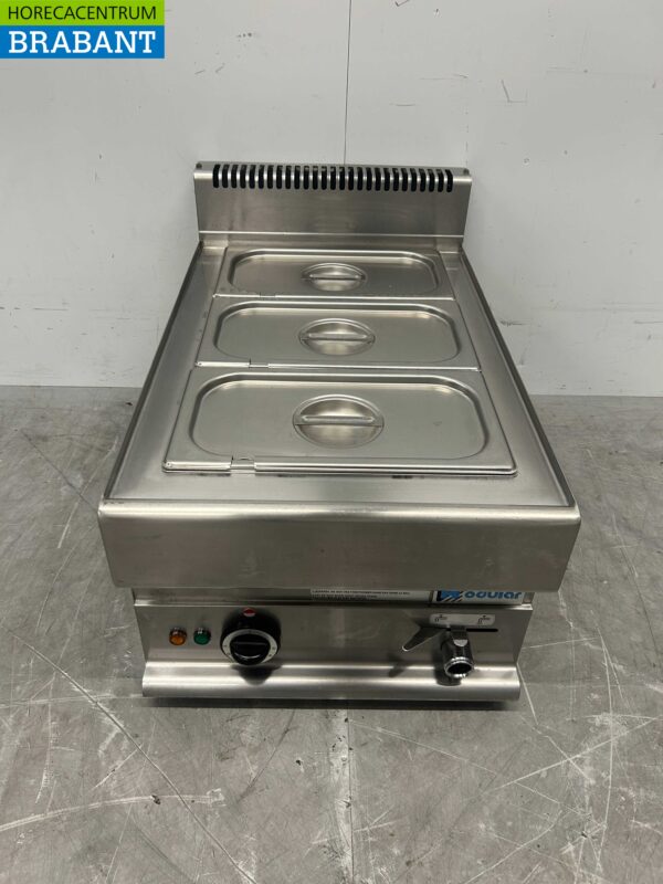 Bain marie modulaire en acier inoxydable 1/1 GN 230V Horeca