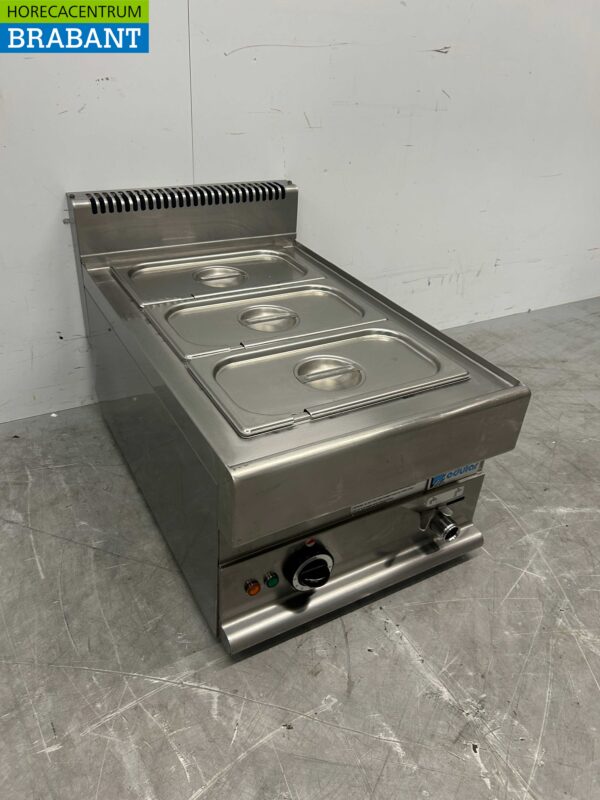 Bain marie modulaire en acier inoxydable 1/1 GN 230V Horeca – Image 3