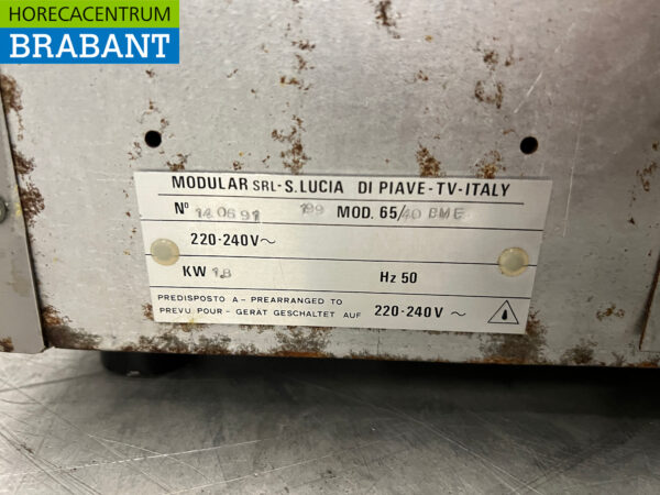 Bain marie modulaire en acier inoxydable 1/1 GN 230V Horeca – Image 5