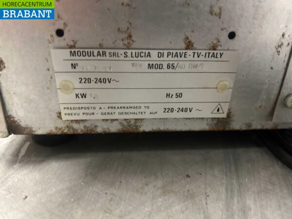 Bain marie modulaire en acier inoxydable 1/1 GN 230V Horeca – Image 5