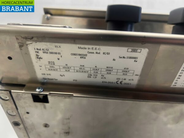 Plaque de cuisson à gaz Zanussi 2 feux en acier inoxydable 40 cm Horeca – Image 4