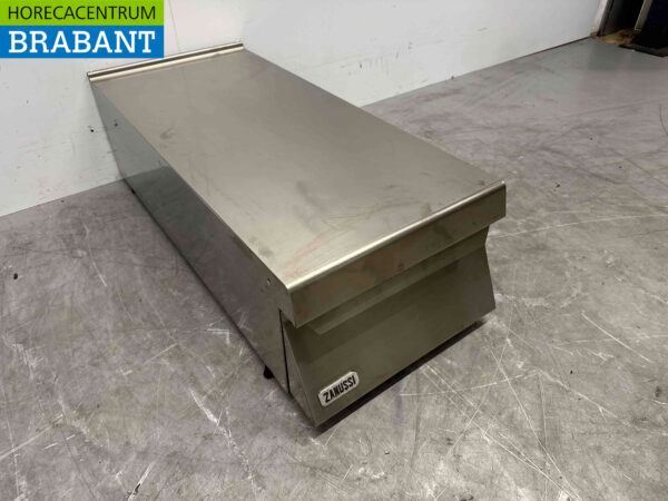 Meuble de travail Zanussi en acier inoxydable Meuble neutre avec tiroir 40 cm Restauration – Image 3