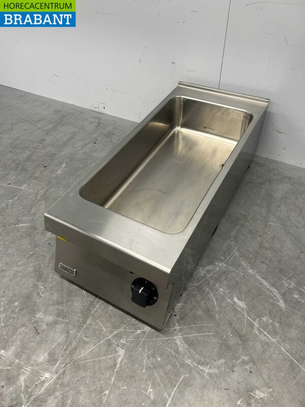 Acier inoxydable Zanussi Bain marie 1/1 + 1/3 GN 230V Horeca – Image 2