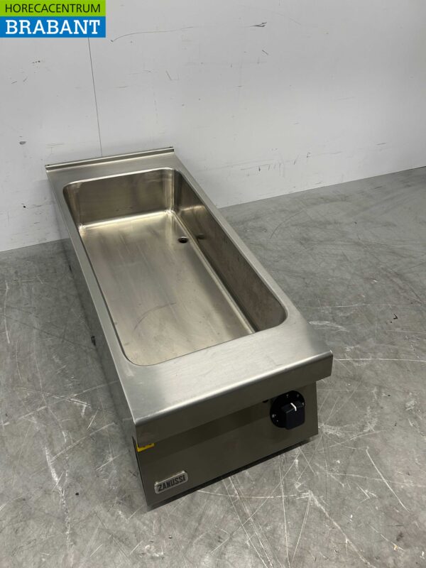 Acier inoxydable Zanussi Bain marie 1/1 + 1/3 GN 230V Horeca – Image 3