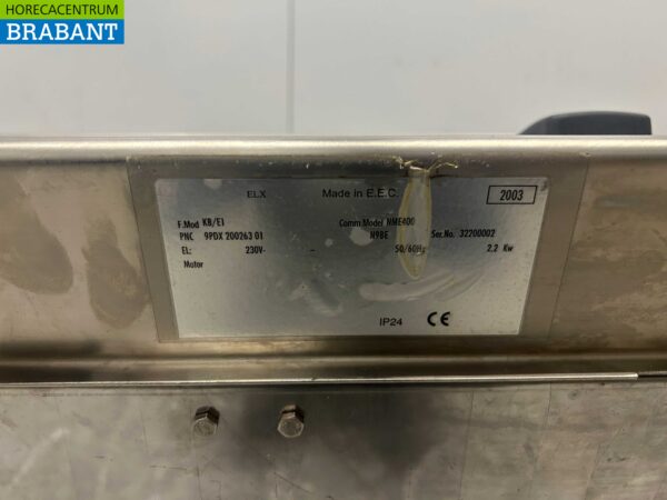 Acier inoxydable Zanussi Bain marie 1/1 + 1/3 GN 230V Horeca – Image 5