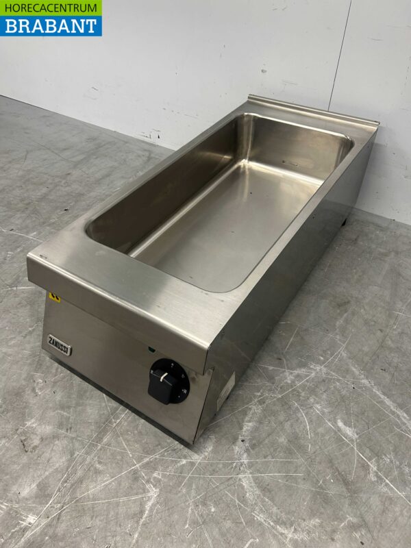 Acier inoxydable Zanussi Bain marie 1/1 + 1/3 GN 230V Horeca – Image 2