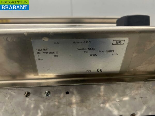 Acier inoxydable Zanussi Bain marie 1/1 + 1/3 GN 230V Horeca – Image 5