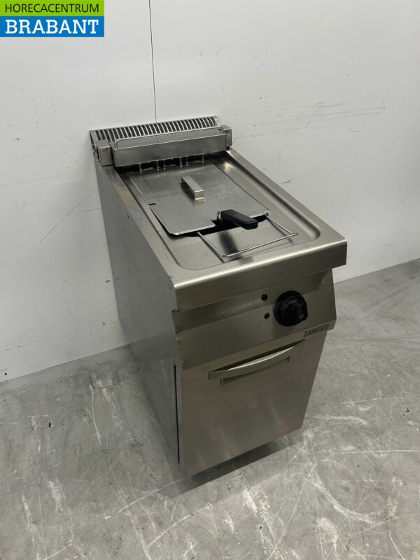 Friteuse Zanussi en acier inoxydable 14 litres 400V Horeca – Image 3