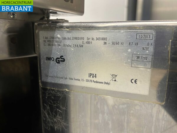 Friteuse Zanussi en acier inoxydable 14 litres 400V Horeca – Image 6