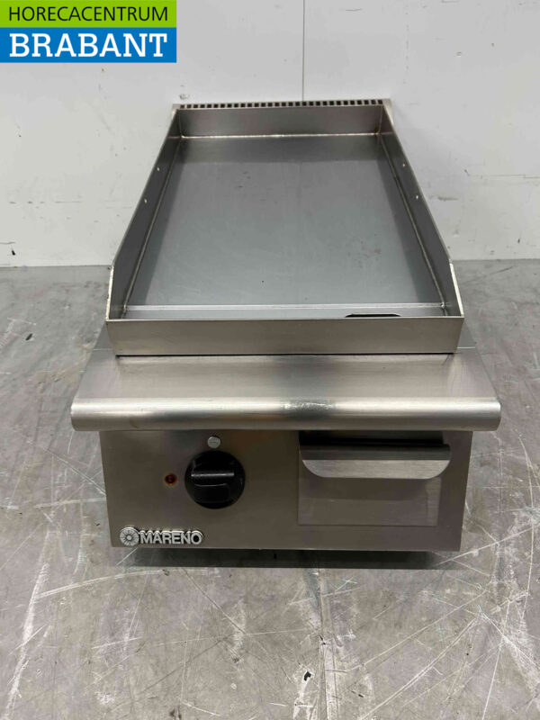 Plaque de gril Mareno en acier inoxydable Plaque de cuisson 40 cm 400V Horeca