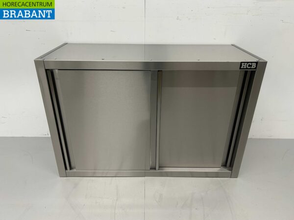 Armoire murale en acier inoxydable Premium-line 2 portes coulissantes 100 cm Catering