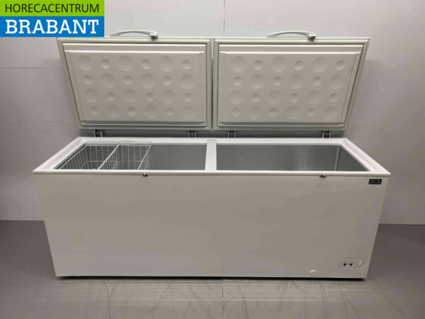 HCB Freezer Congélateur coffre avec double couvercle rabattable 670 litres 230V Horeca – Image 4