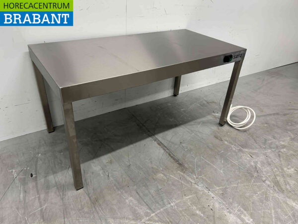 Pont chauffant Saro en acier inoxydable Etagère chauffante 80 cm Horeca – Image 3