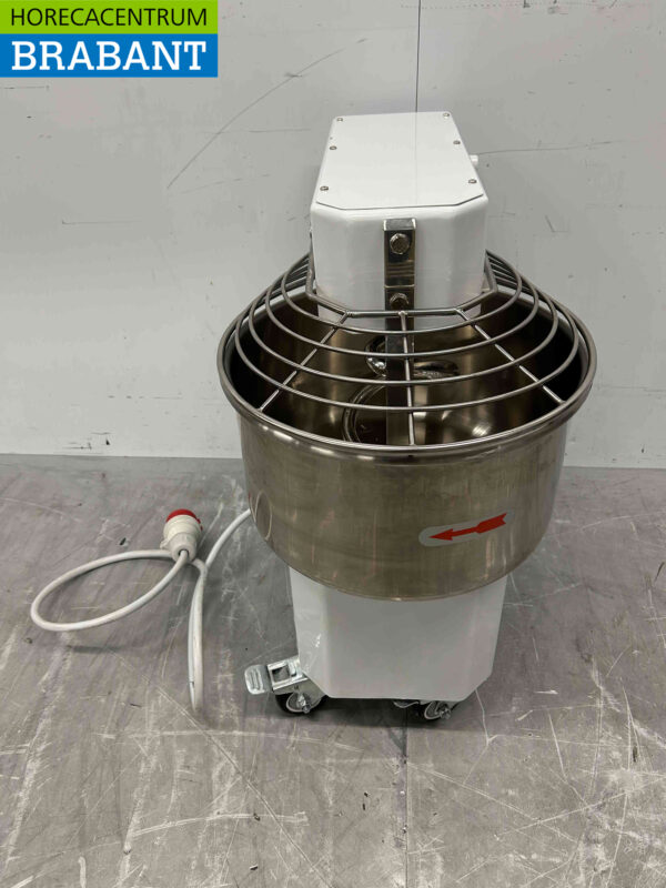 Pétrin à spirale Saro en acier inoxydable 25 litres 400V Horeca