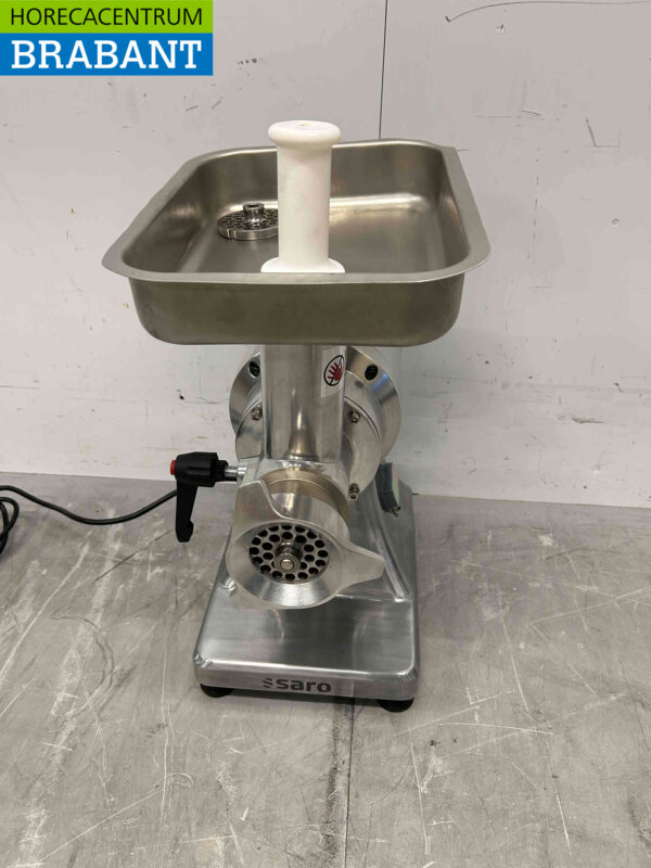 Hachoir Saro en acier inoxydable Hachoir à viande Hachoir à viande 100 kg par heure 230V Boucherie Traiteur