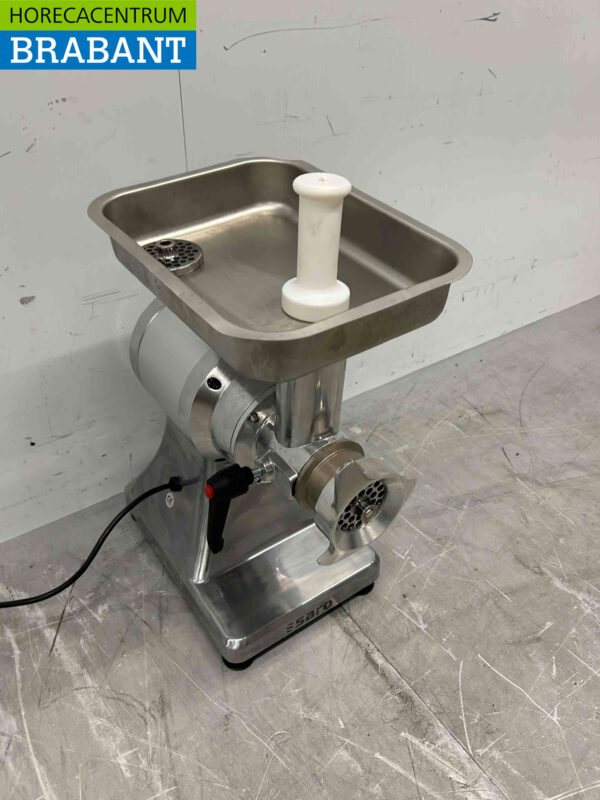 Hachoir Saro en acier inoxydable Hachoir à viande Hachoir à viande 100 kg par heure 230V Boucherie Traiteur – Image 3