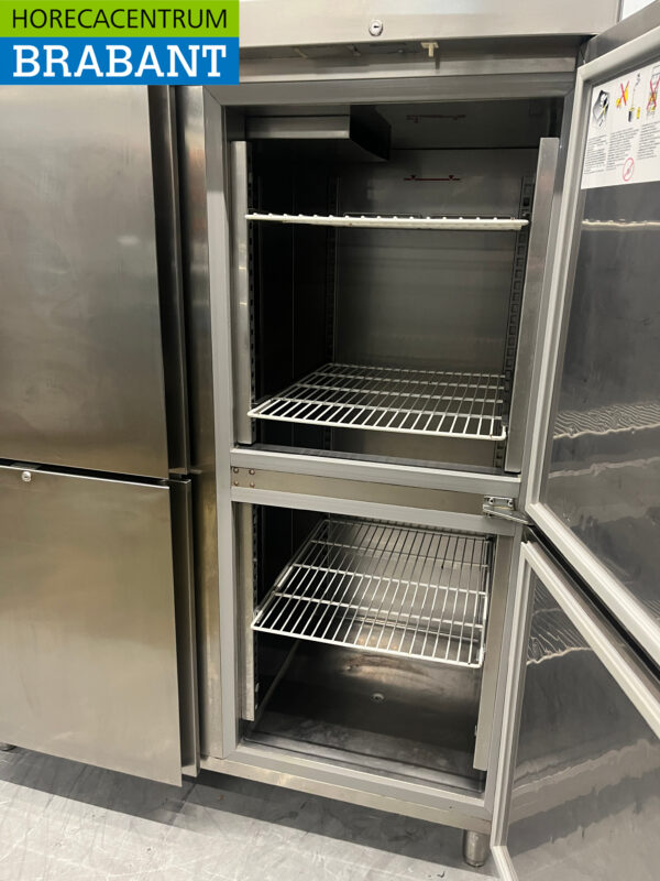 Acier inoxydable Zanussi Réfrigérateur double porte 4 portes 1400 litres 230V Horeca – Image 4