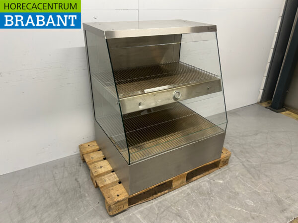 Vitrine chauffante Ubert en acier inoxydable Vitrine chauffante 90 cm 230V Horeca – Image 3