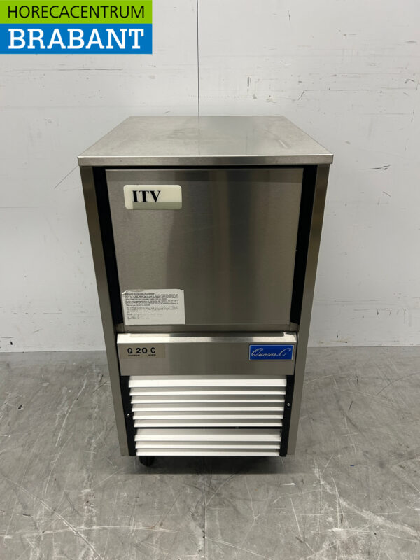 Machine à glaçons ITV Quasar en acier inoxydable Machine à glaçons 22 kg p/d 230V Horeca