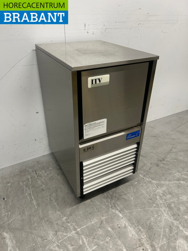 Machine à glaçons ITV Quasar en acier inoxydable Machine à glaçons 22 kg p/d 230V Horeca – Image 3
