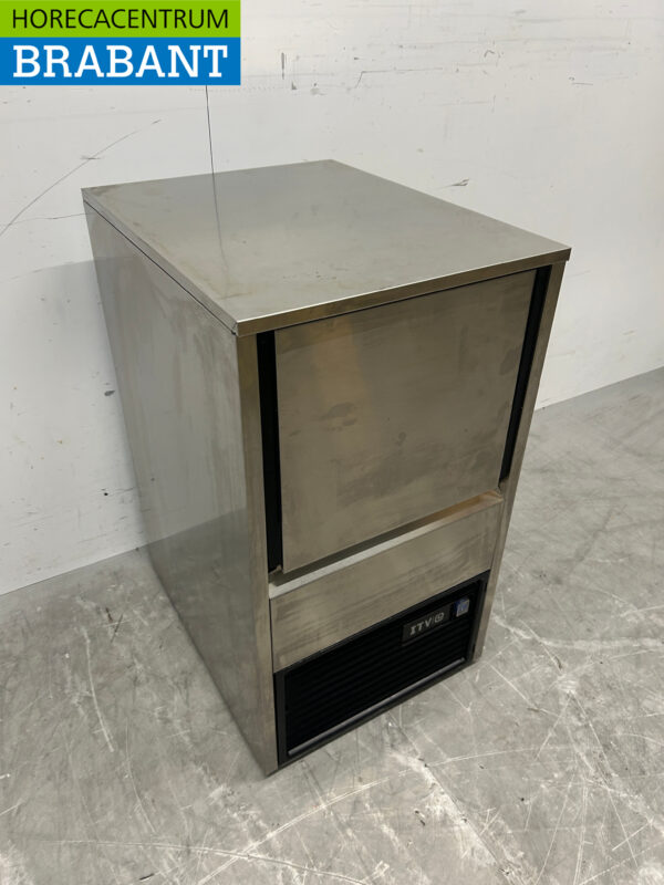 Machine à glaçons ITV Quasar en acier inoxydable Machine à glaçons 31 kg p/d 230V Horeca – Image 3