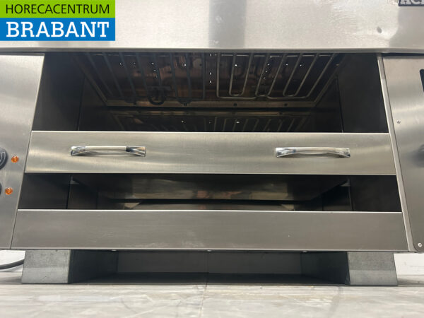 Gril Pitagrill Salamander en acier inoxydable 2 éléments 96 cm 400V Horeca – Image 4