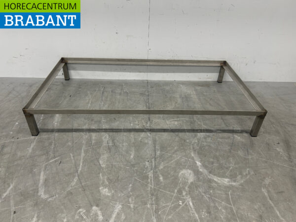 Base en acier inoxydable 121 x 66 x 17 cm Restauration