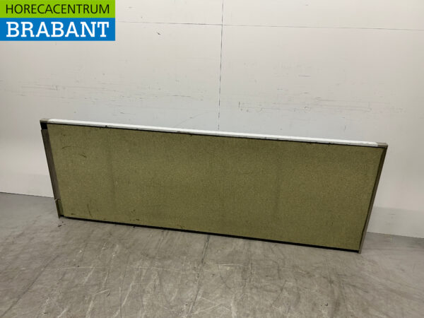 Plateau d'égouttage en acier inoxydable pour le passage du lave-vaisselle 205 x 72,5 cm Horeca – Image 2